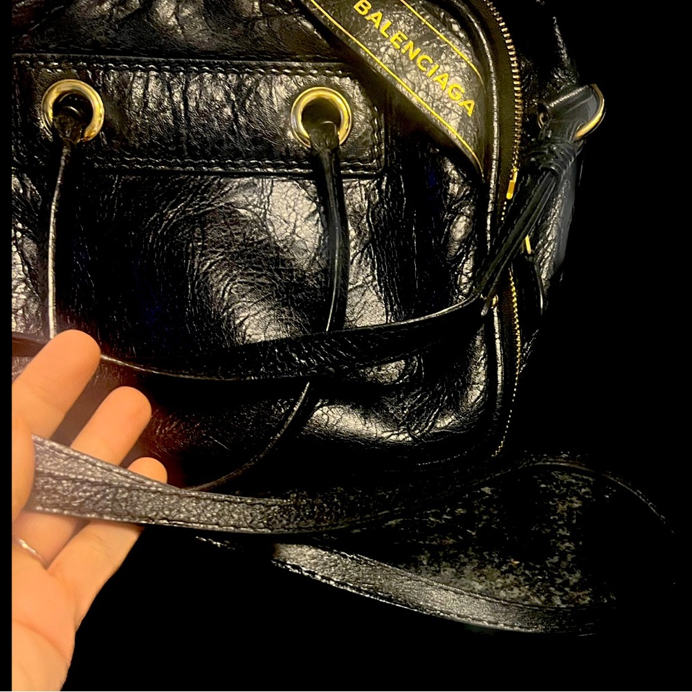 Black Vintage Balenciaga Purse. - Picture 3 of 5